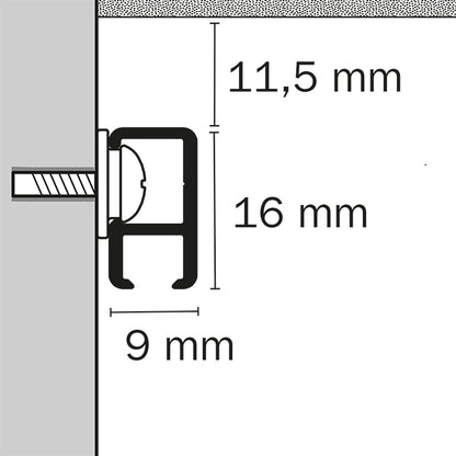 STAS-Minirail + Einbausatz